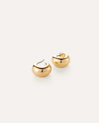 MINI TOME HOOP EARRING IN GOLD