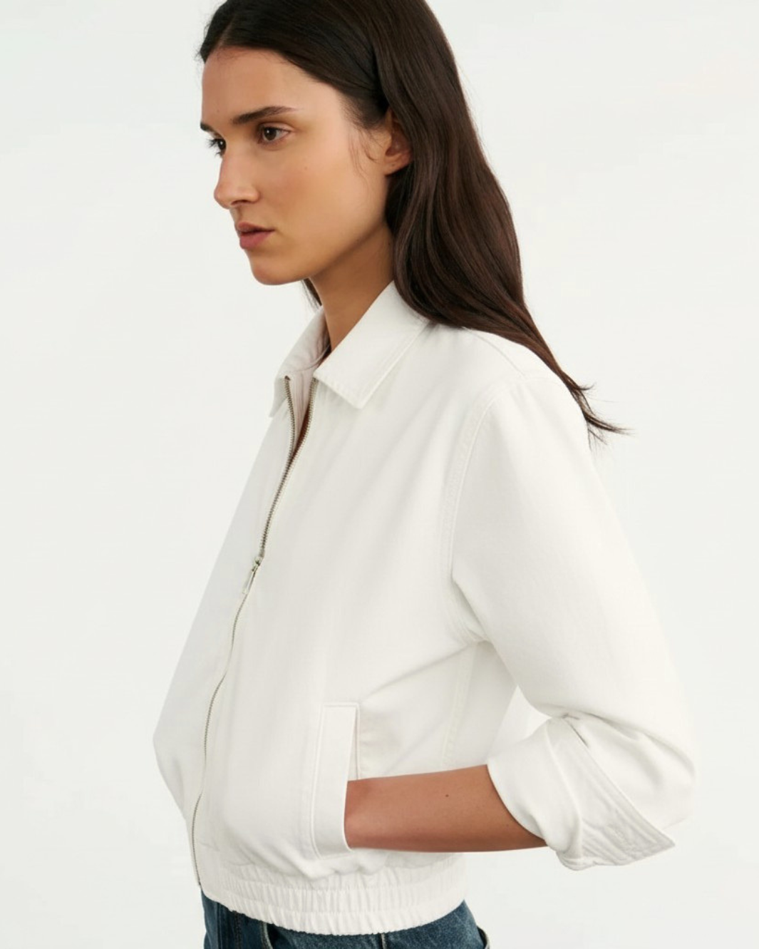 Nili Lotan Najac Denim Jacket at Romi Boutique