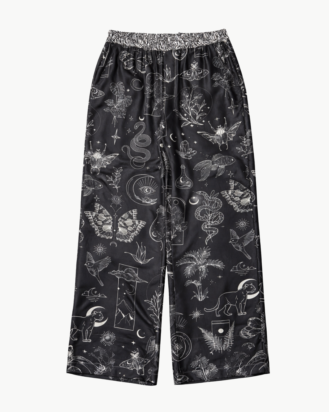 Me369 BAILEY STRAIGHT LEG PRINTED PANT at Romi Boutique