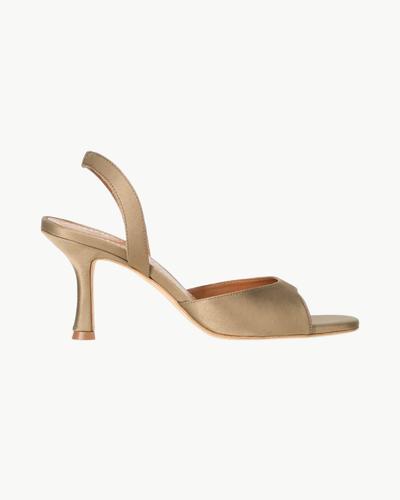 BRIGITTE HEEL IN TRUFFLE