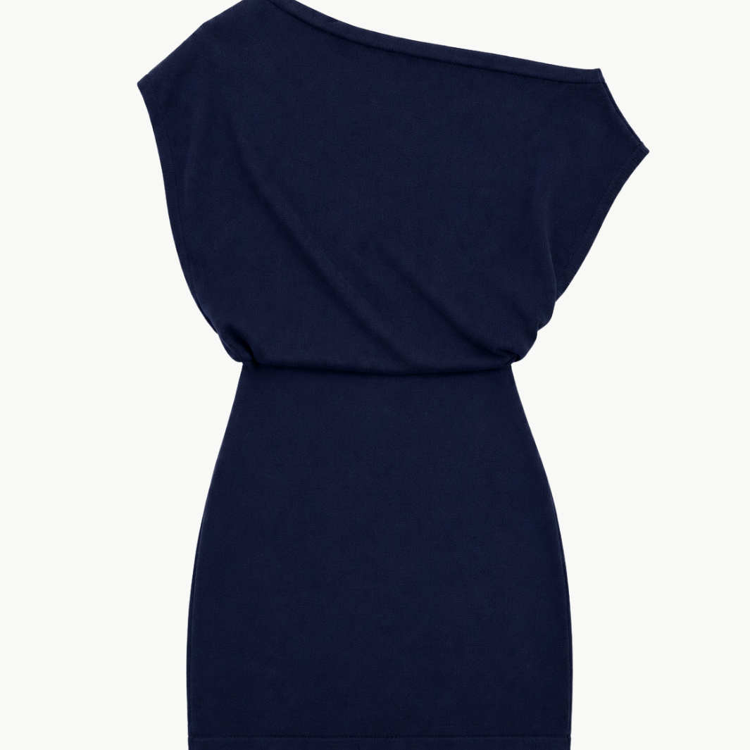 Chet Off-The-Shoulder Sweater Mini Dress