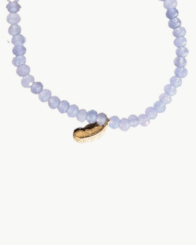 SKINNY CHARM BRACELET IN LAVENDER
