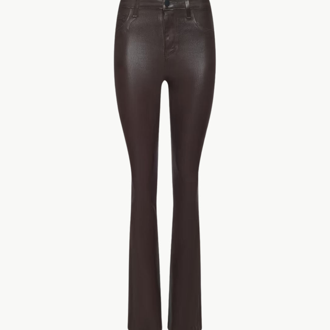 Ruth Coated Straight-Leg Jean