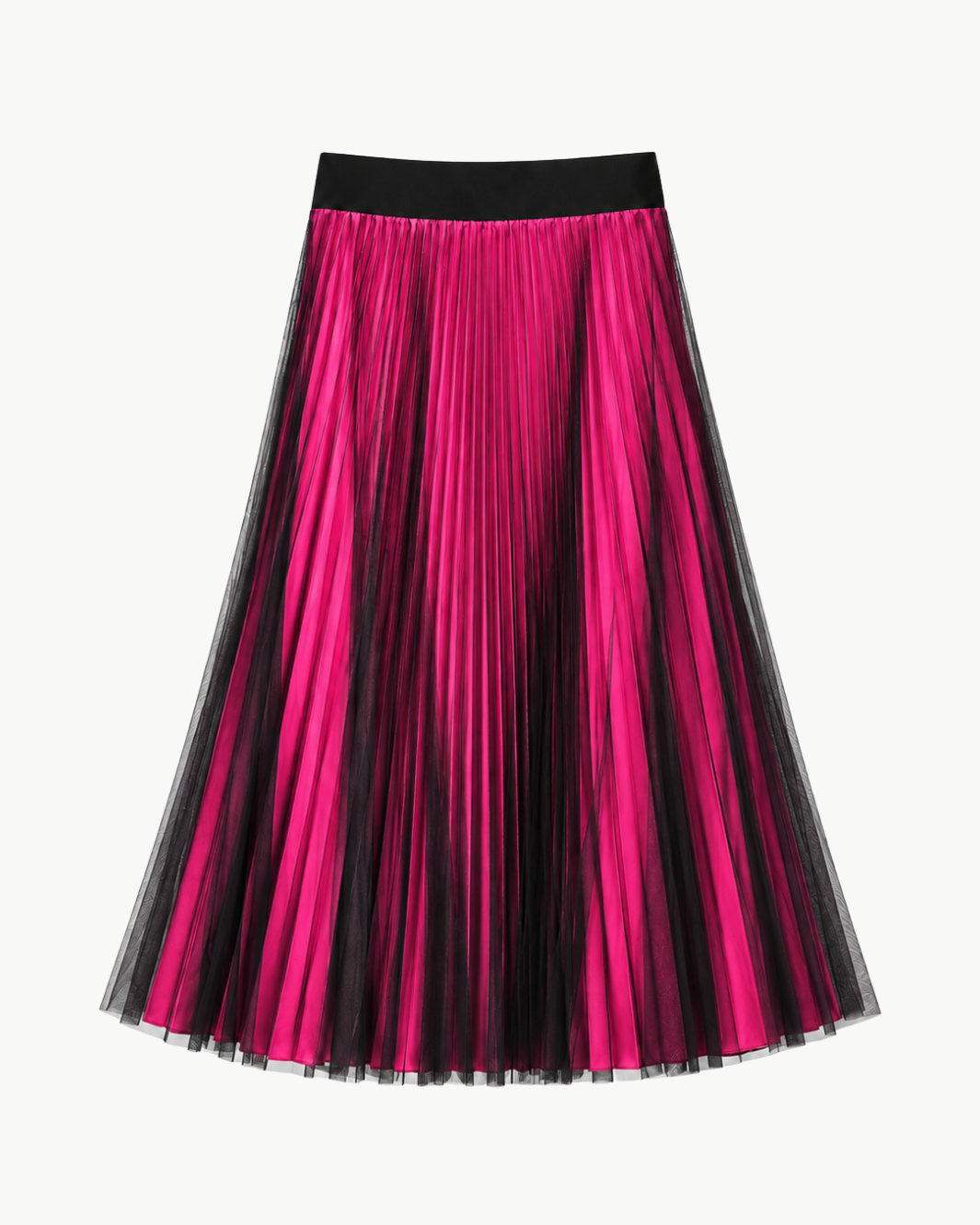 Layered Skirt with Mesh