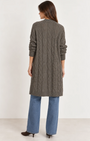 W.Cashmere Anne Cable Knit Cardigan at Romi Boutique
