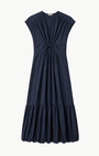 Go Silk Go Crinkle Cut Twist Dress at Romi Boutique