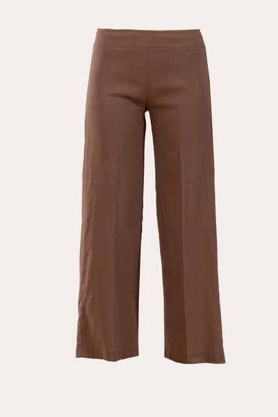 ALEX LINEN PANT IN COGNAC