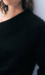 White & Warren BRUSHED CASHMERE OFF THE SHOULDER TOP at Romi Boutique