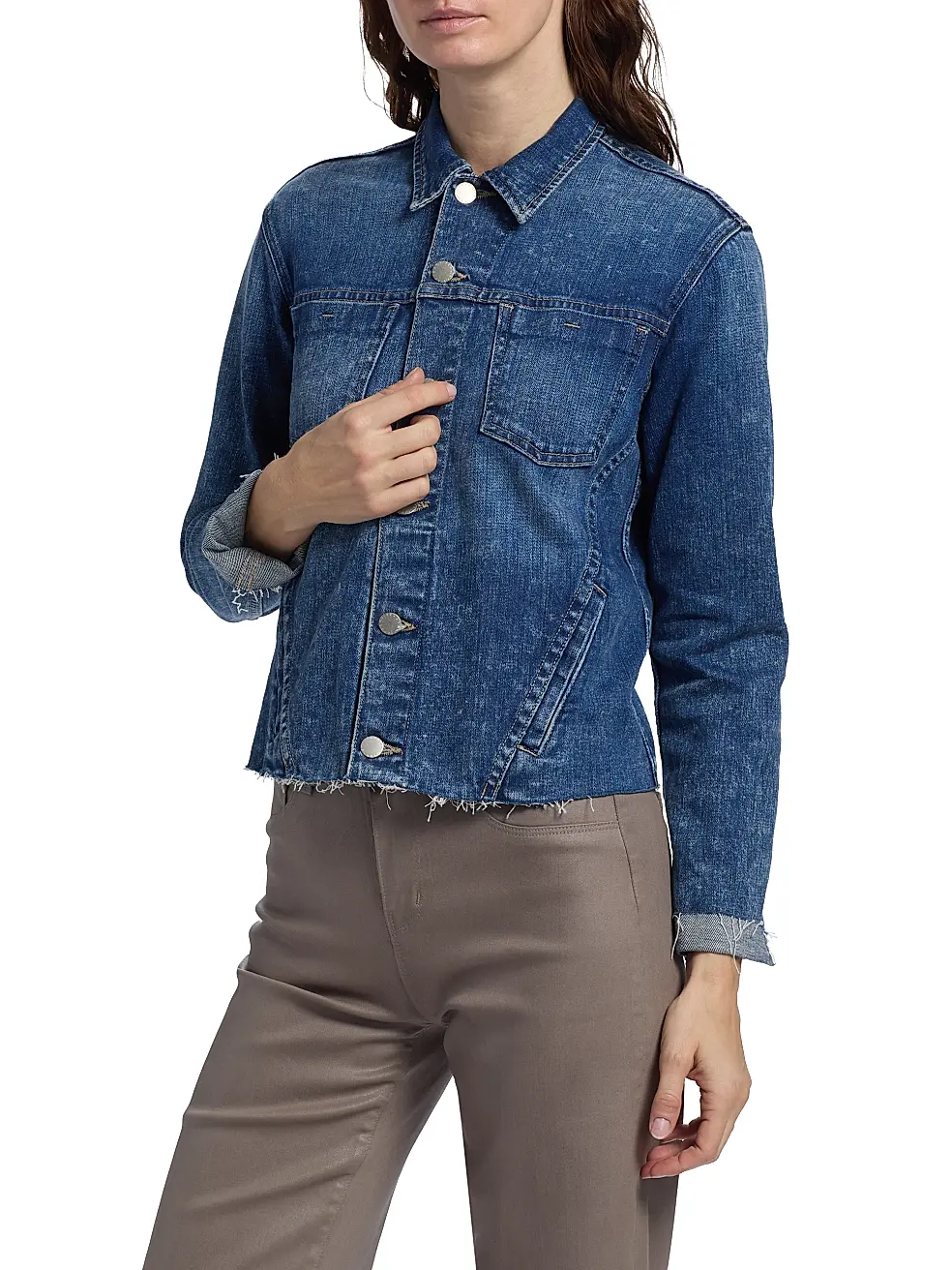 JANELLE SLIM RAW JACKET