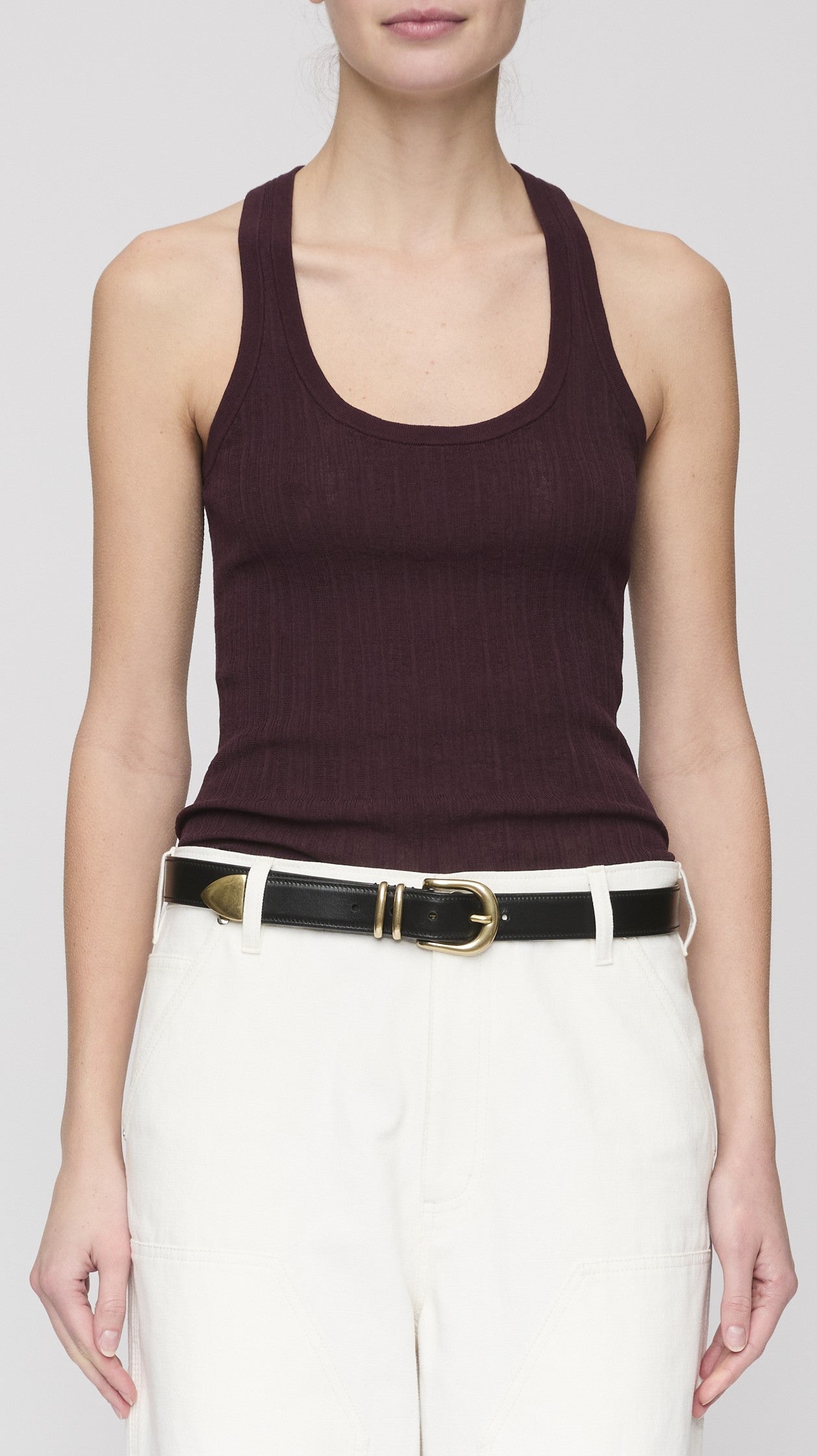 IRIS TOP IN PLUM - Romi Boutique
