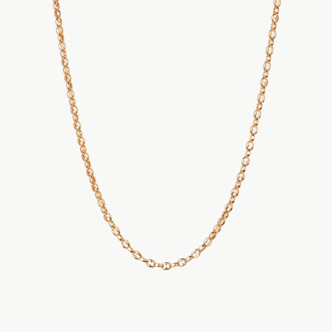DHANI CHAIN IN HIGH POLISH GOLD