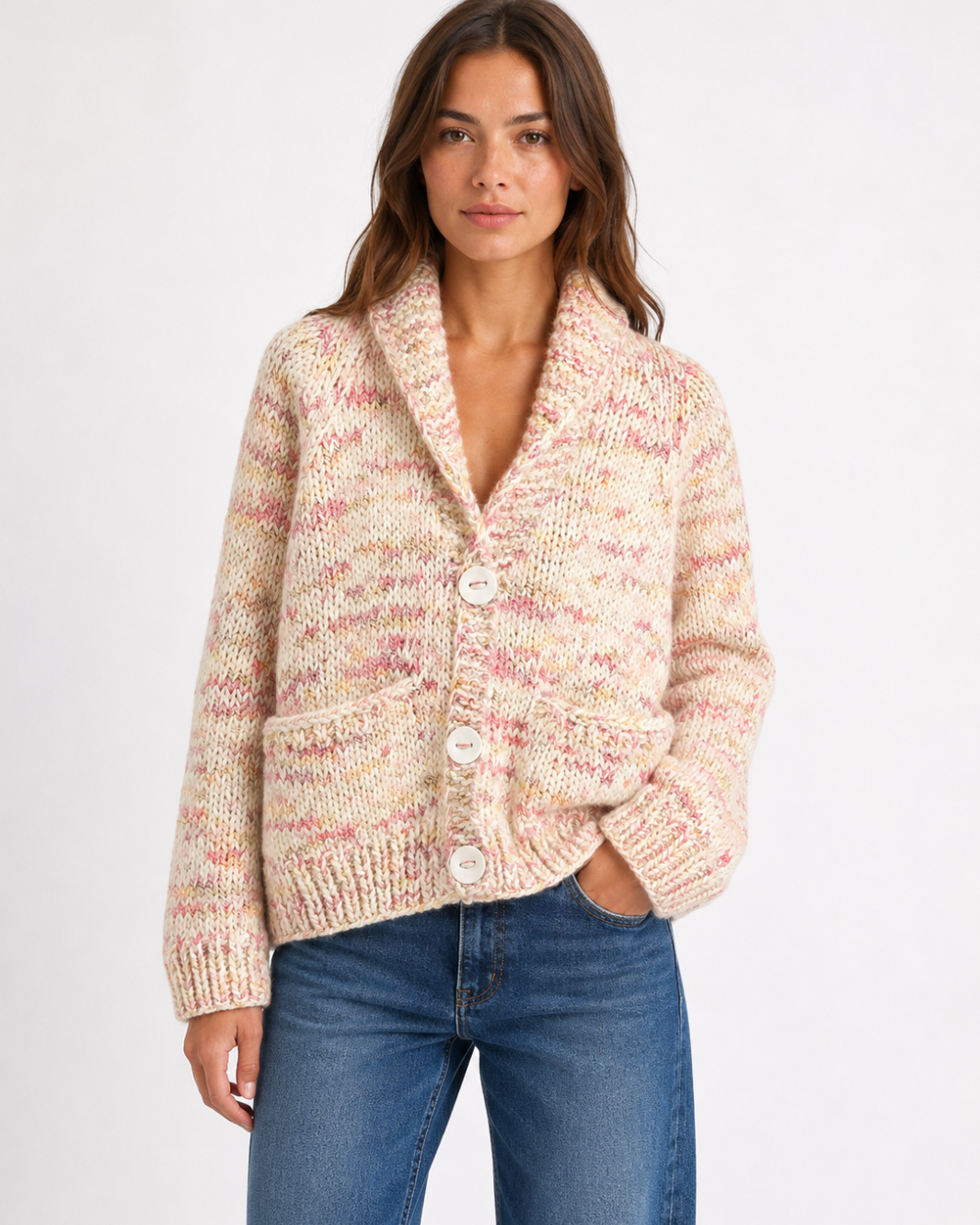 Short Slub Cardigan