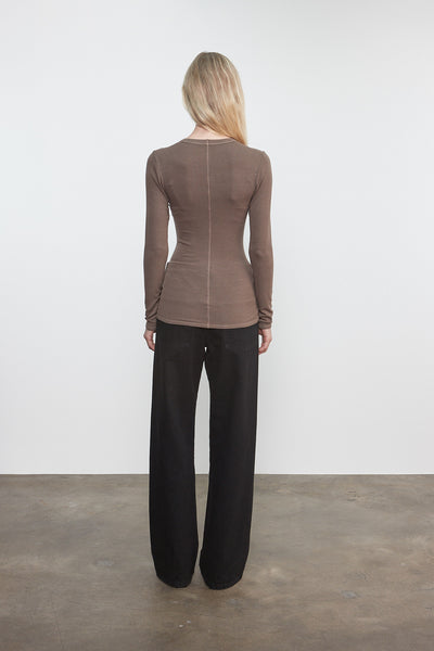 SILK RIB U IN MUSHROOM