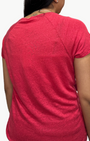 Hartford TELCY KNIT T-SHIRT IN WATERMELON at Romi Boutique