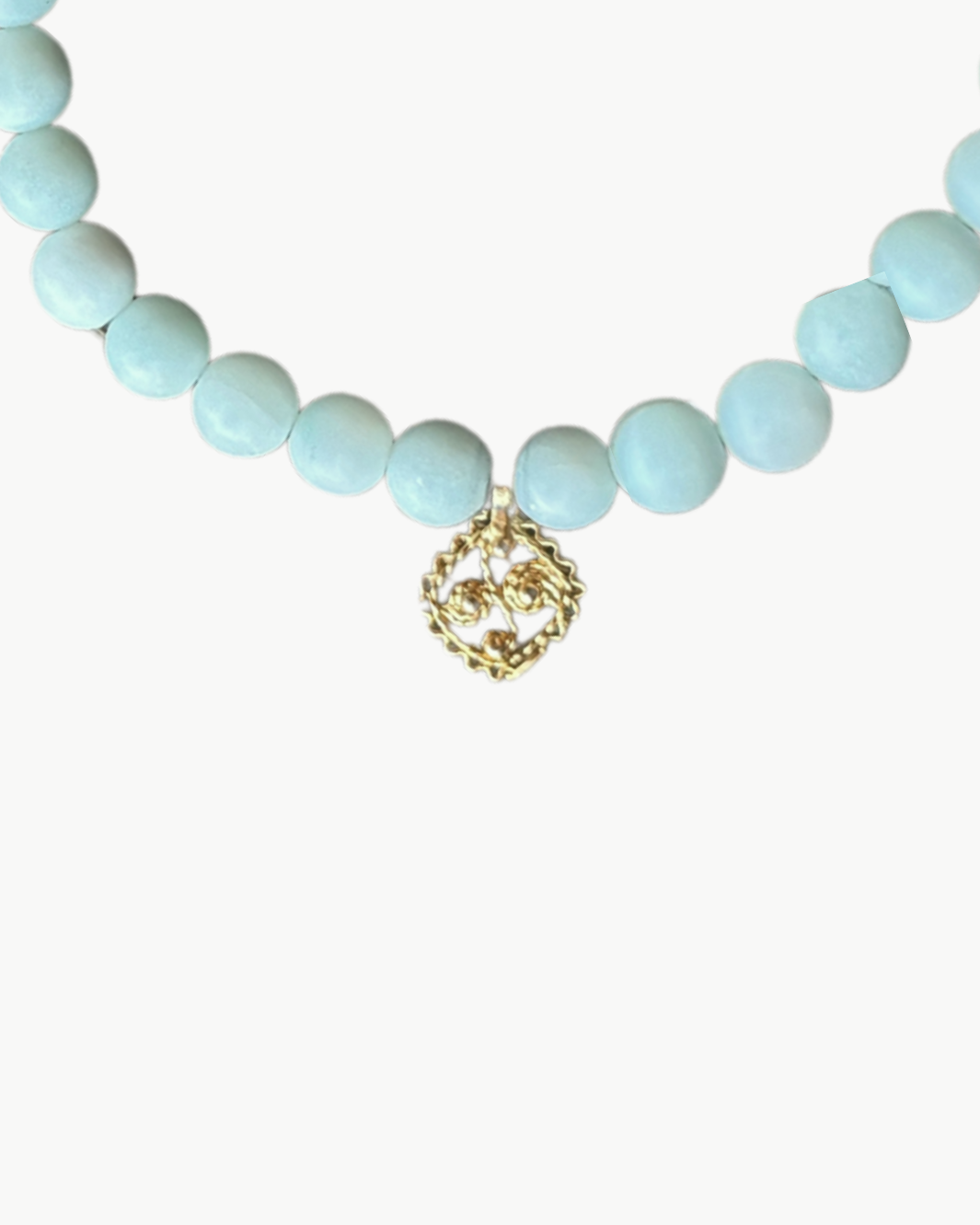 CHARM BRACELET IN PALE BLUE