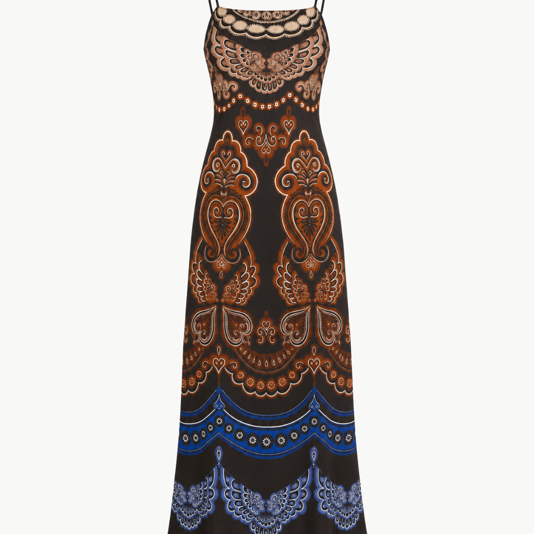 Nicole Sleeveless Slip Maxi Dress