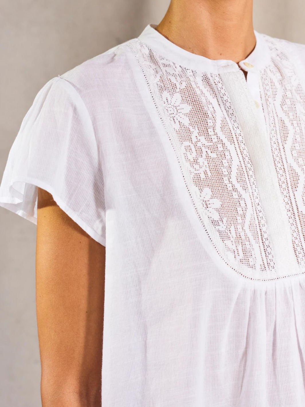 Mabe Freya Short Sleeve Top at Romi Boutique