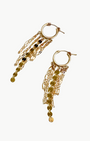 Maya Bauman FEATHER EARRINGS IN GOLD at Romi Boutique