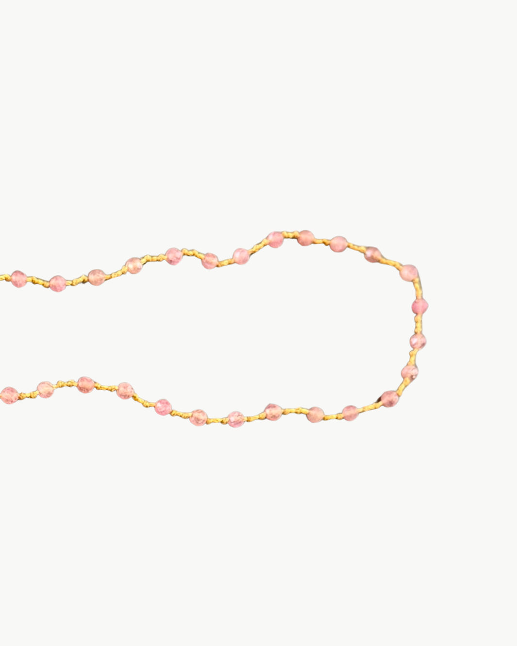 ANKLET IN PINK TOURMALINE - Romi Boutique