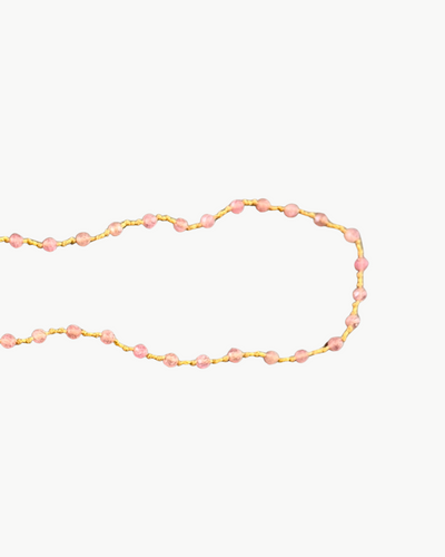ANKLET IN PINK TOURMALINE - Romi Boutique