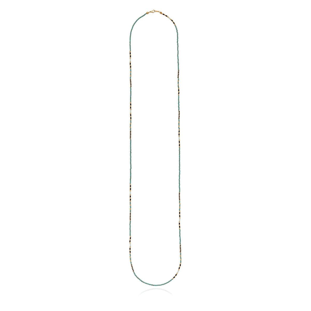 Anna Beck Mutsa Beaded Necklace - 42” at Romi Boutique