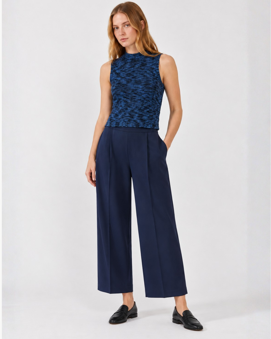 Rosalie Pleated Ankle Trouser