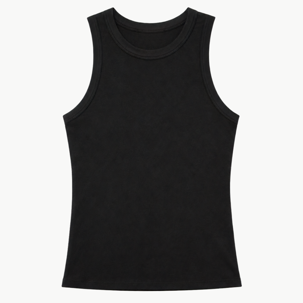 Enza Costa Supima Cotton Scoop Tank at Romi Boutique