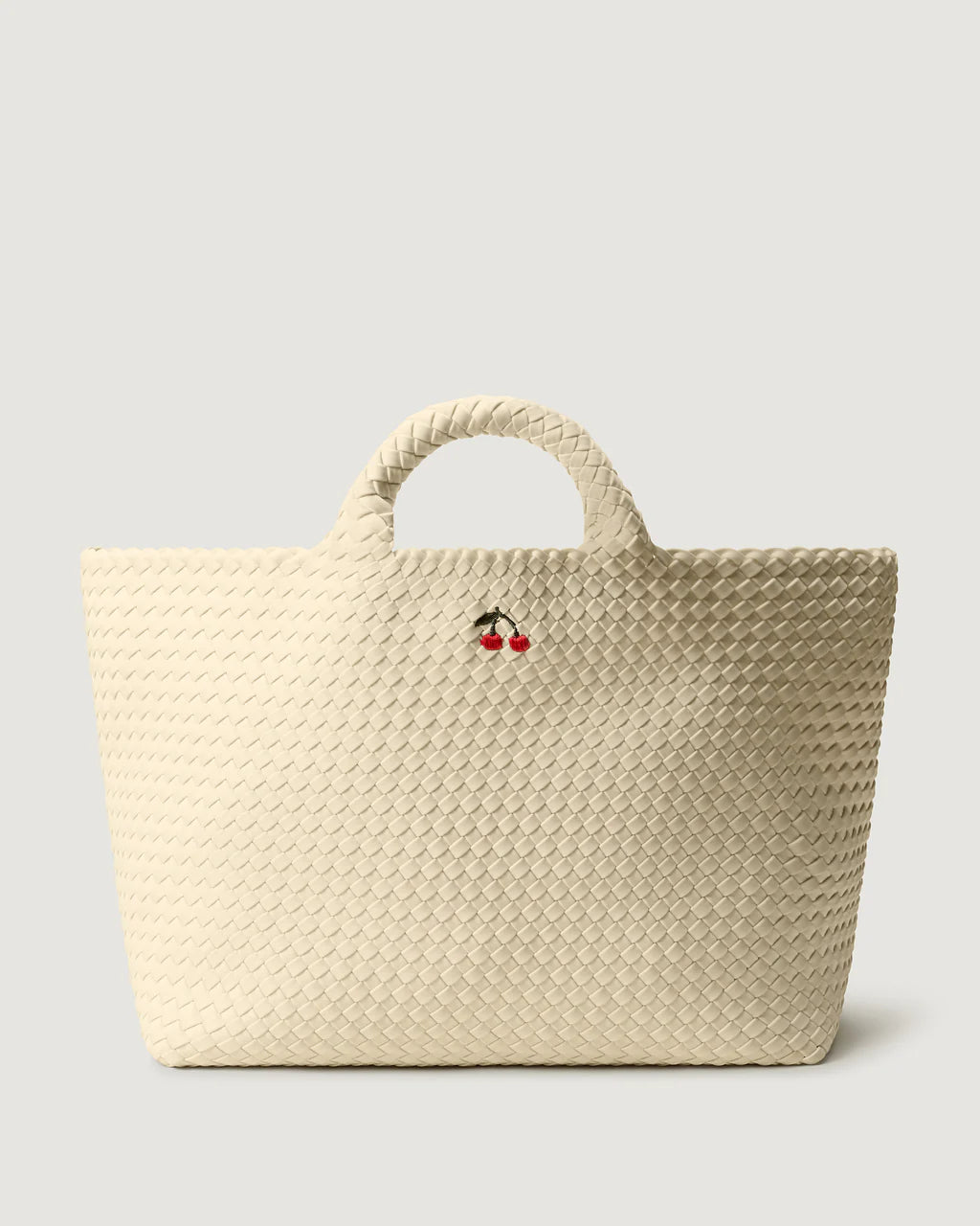 Naghedi ST. BARTHS LARGE TOTE CHERRY at Romi Boutique