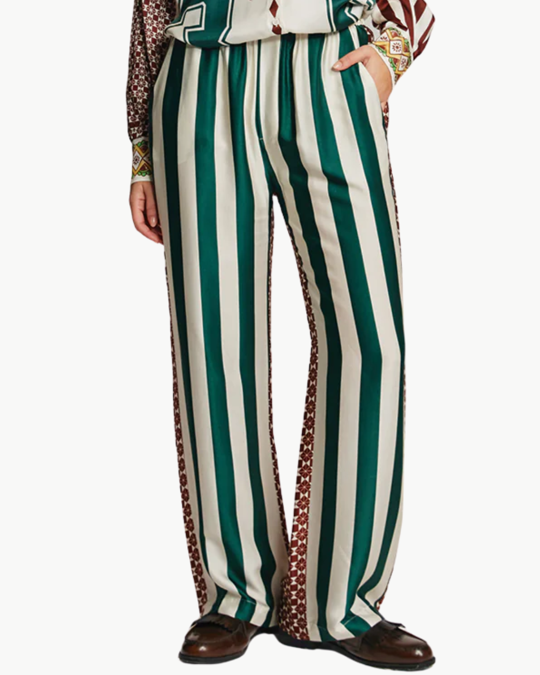 Me369 BAILEY STRAIGHT PANTS at Romi Boutique