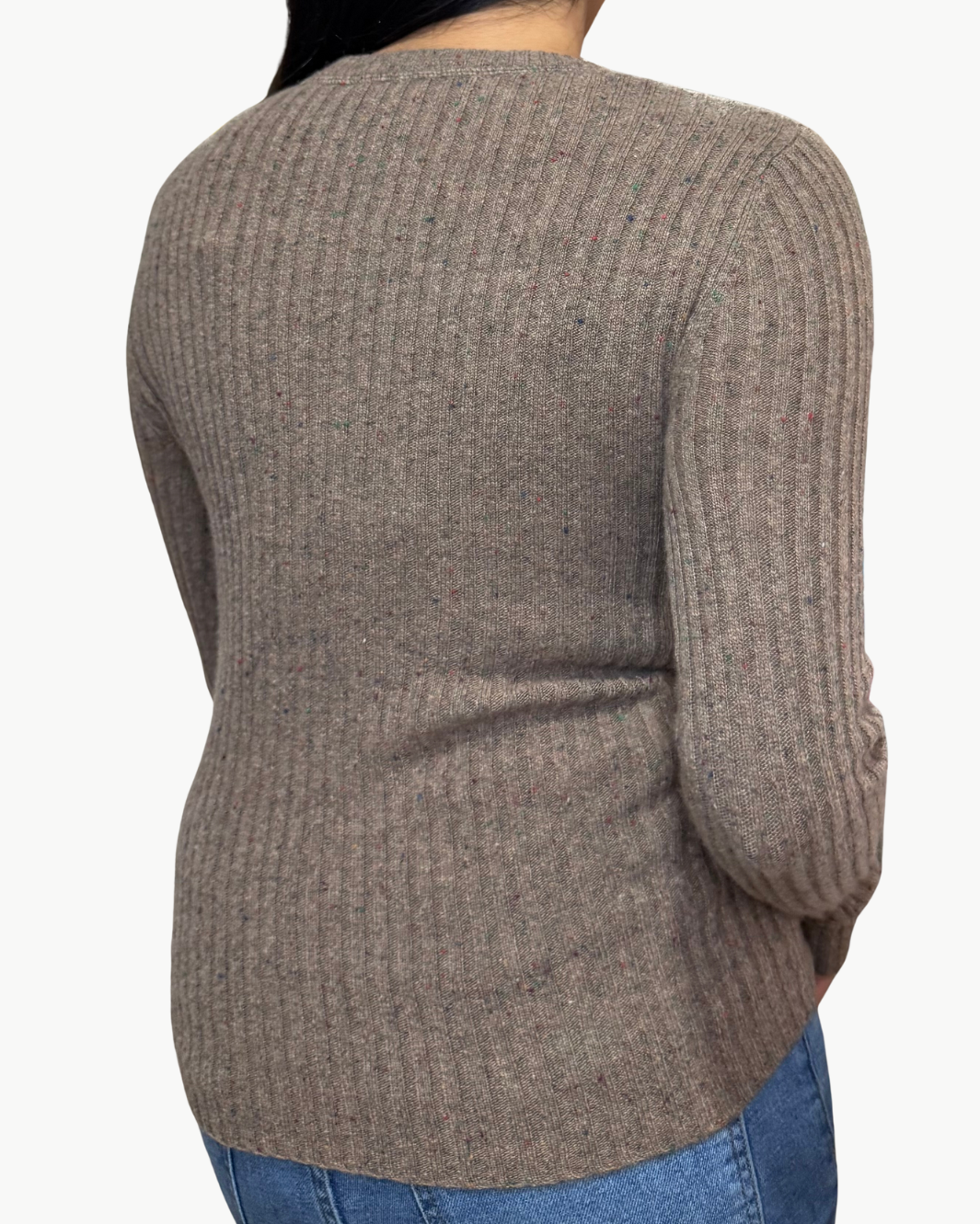 Autumn Cashmere RIB CREW at Romi Boutique