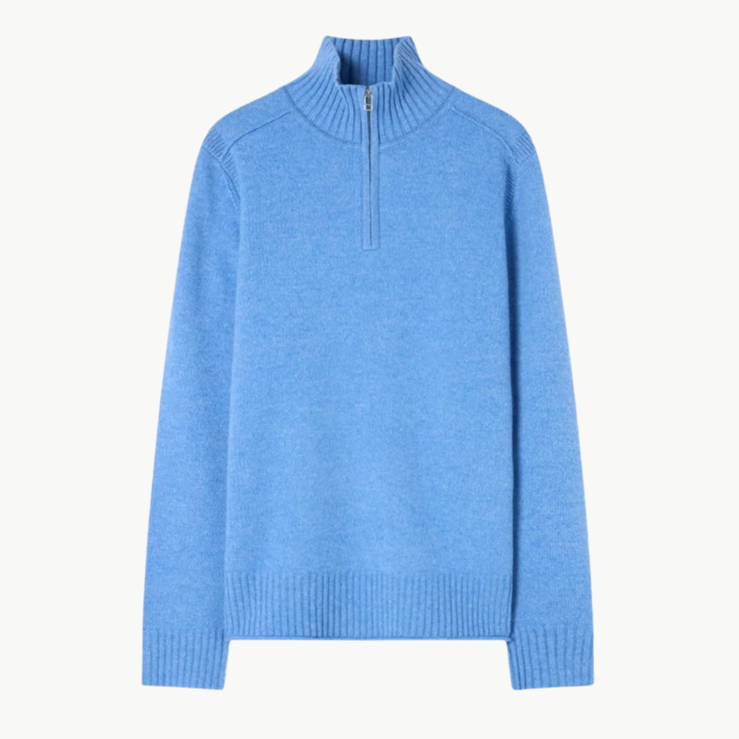 Guest In Residence Half Zip Turtleneck at Romi Boutique