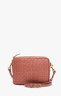 Clare V MIDI SAC WOVEN CHECKER at Romi Boutique