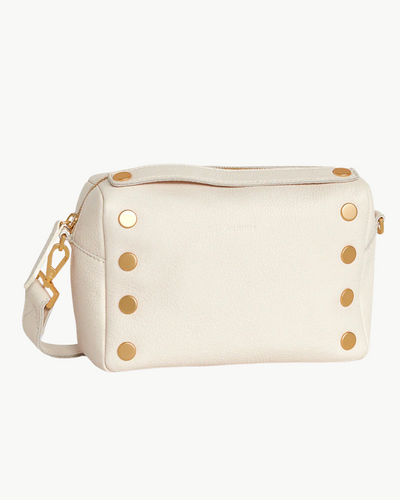 EVAN CROSSBODY SMALL IN CALLA LILY WHITE/BRUSHED GOLD