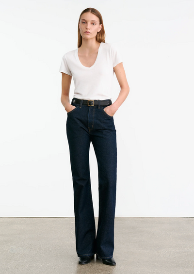 JOAN JEAN IN INDIGO RINSE