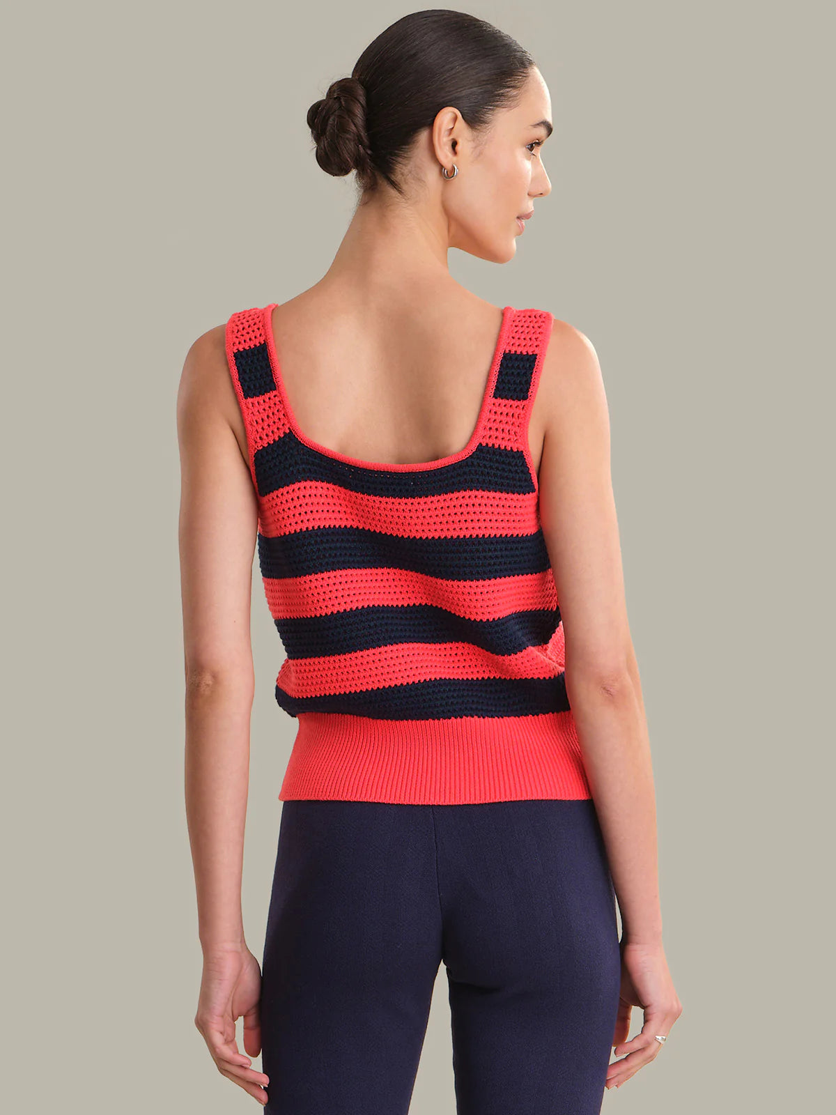 525 Saylor Square Neck Tank at Romi Boutique