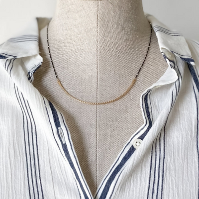 LEXI NECKLACE IN GOLD - Romi Boutique