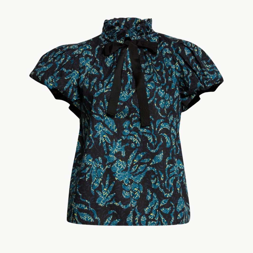 Estela Short Sleeve Cotton Top