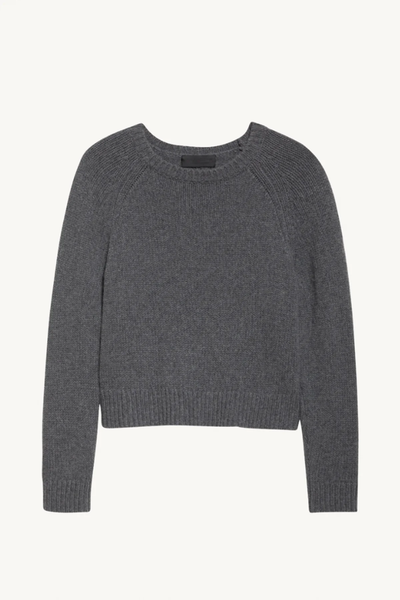 LAUREL SWEATER IN DARK CHARCOAL MELANGE