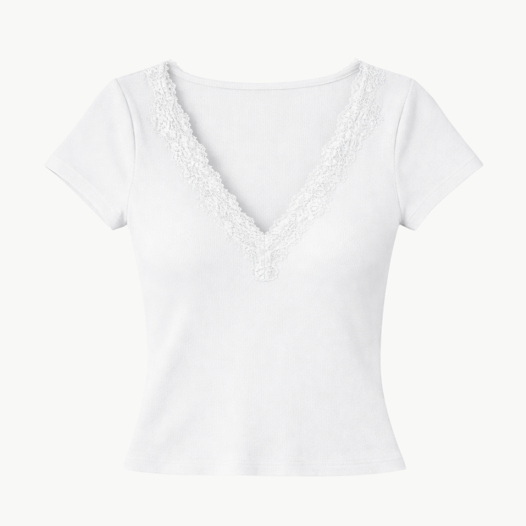 SANA RIB KNIT TEE