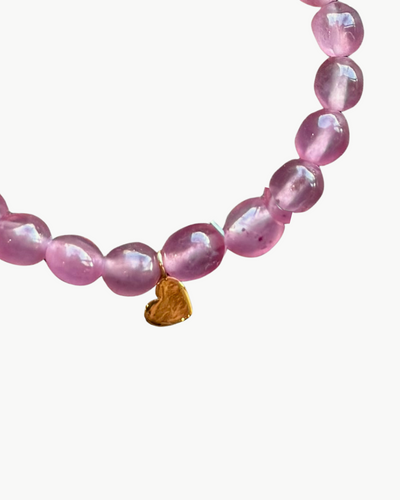 CHARM BRACELET IN POMEGRANATE