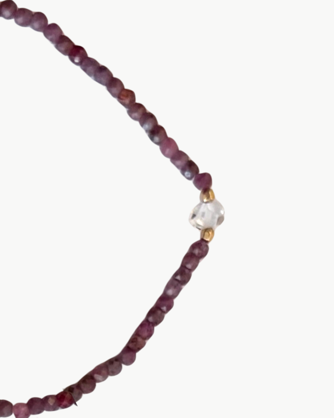 BEADED BRACELET IN MAUVE