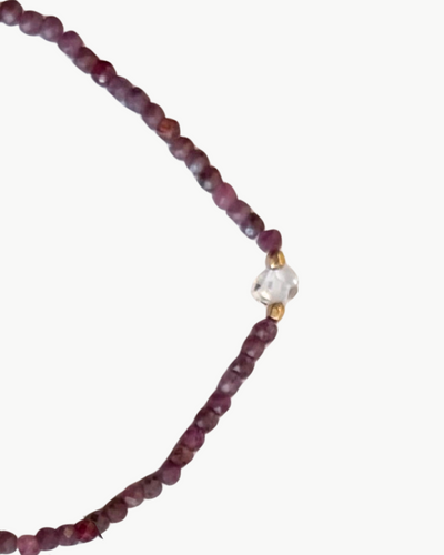 BEADED BRACELET IN MAUVE