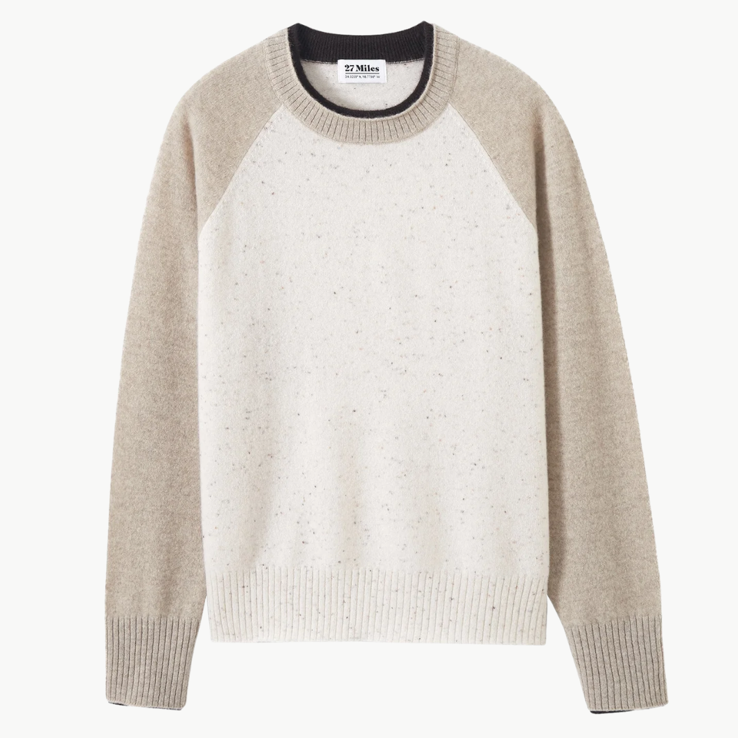 27 Miles PROCTOR CASHMERE PULLOVER at Romi Boutique