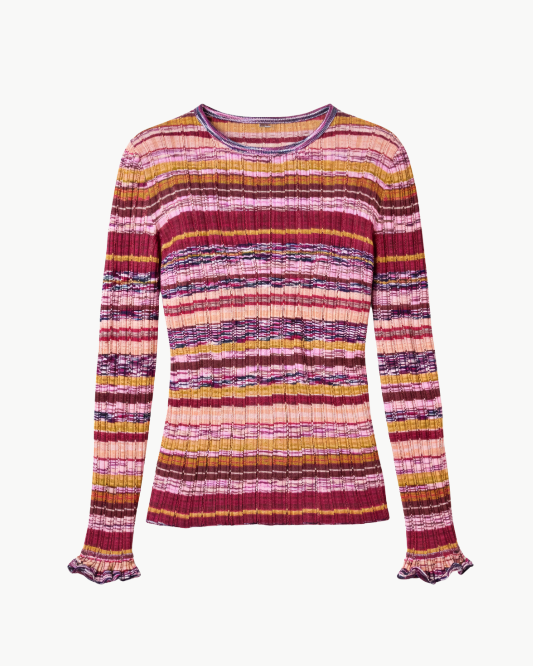 Ulla Johnson MACI LONG SLEEVE KNIT PULLOVER at Romi Boutique