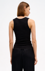 Enza Costa TEXTURED RIB SLEEVELESS U at Romi Boutique