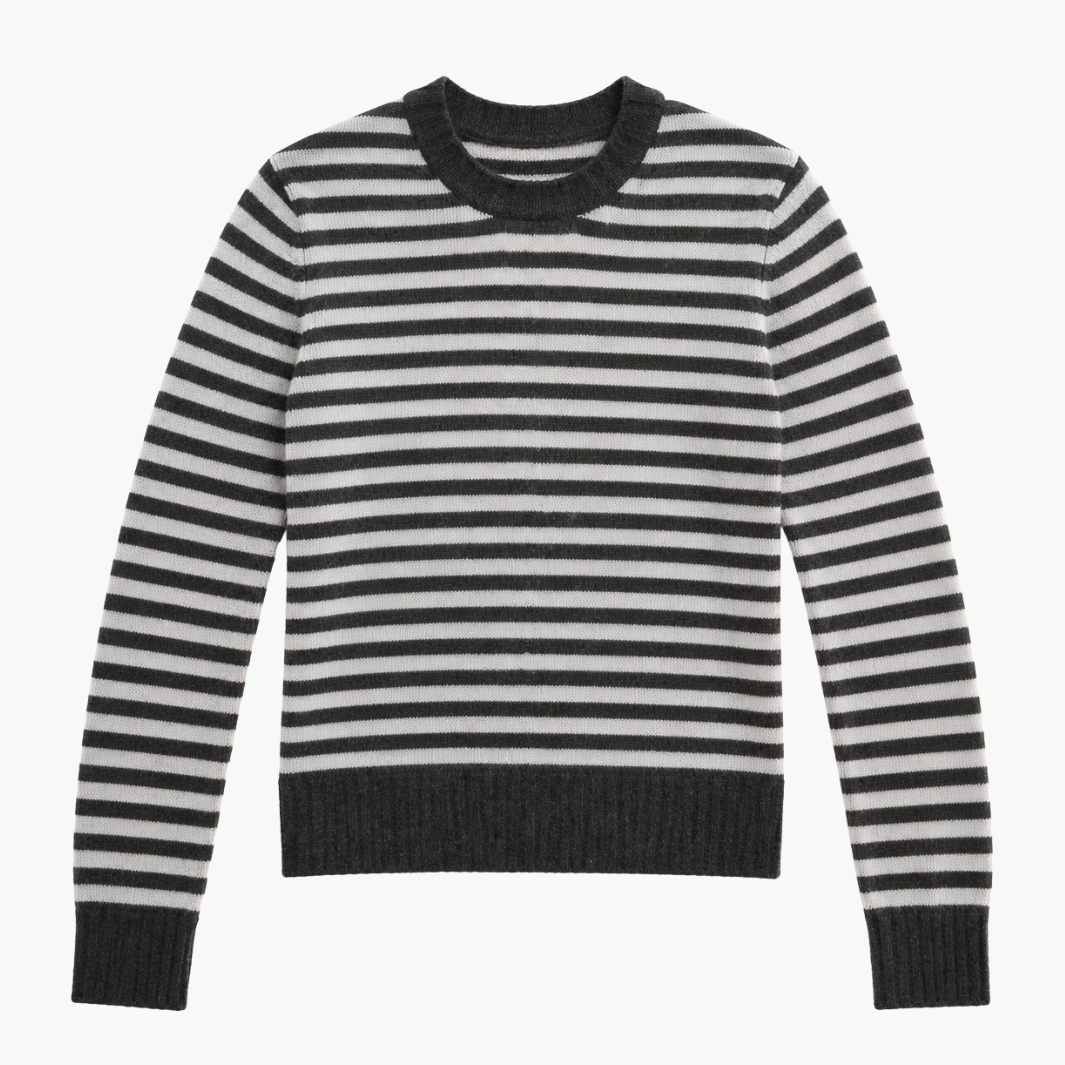 Cashmere Shrunken Crew