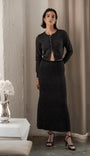 W.Cashmere Diana Lurex Sweater at Romi Boutique