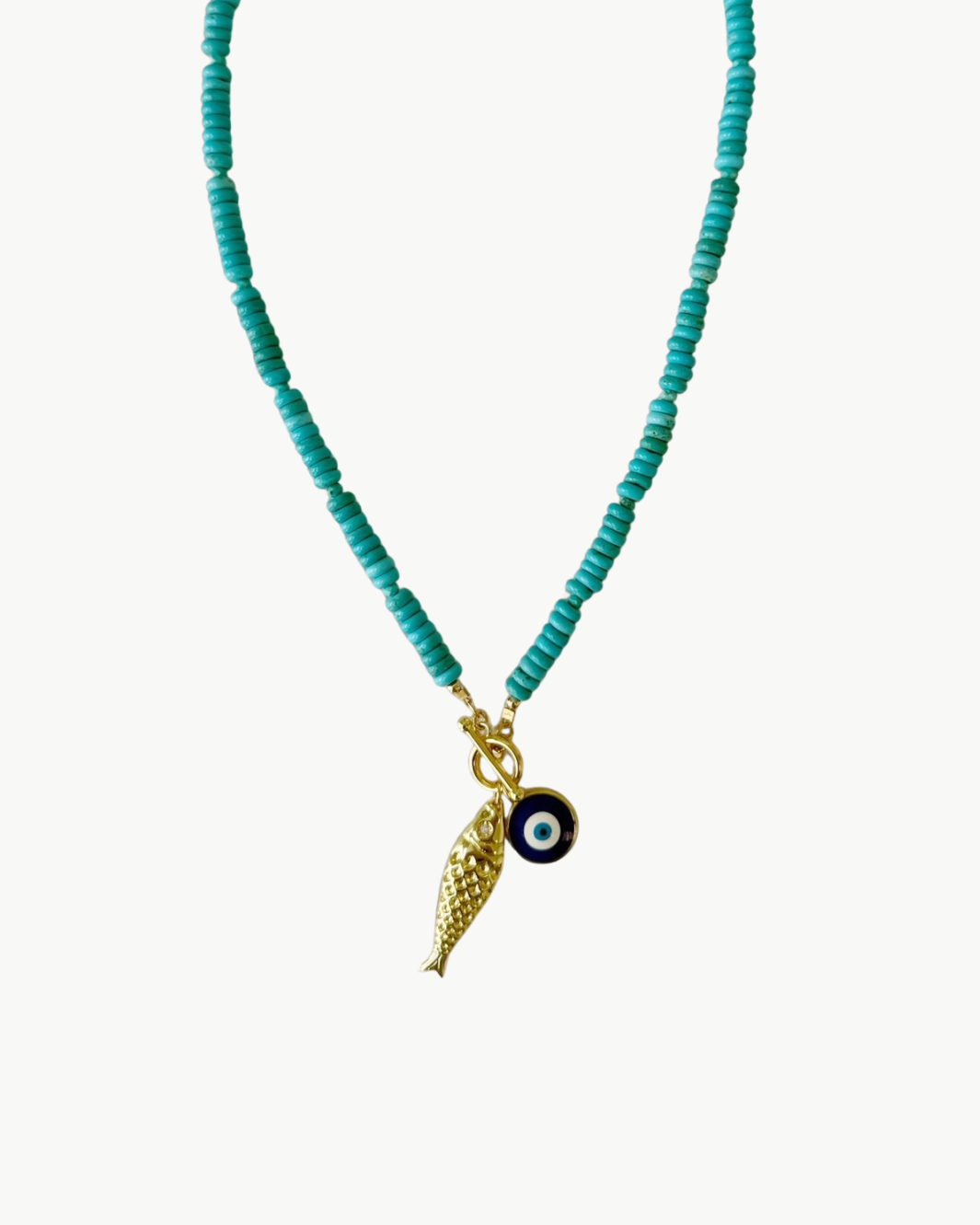 Romi Lucky Catch Toggle Necklace at Romi Boutique