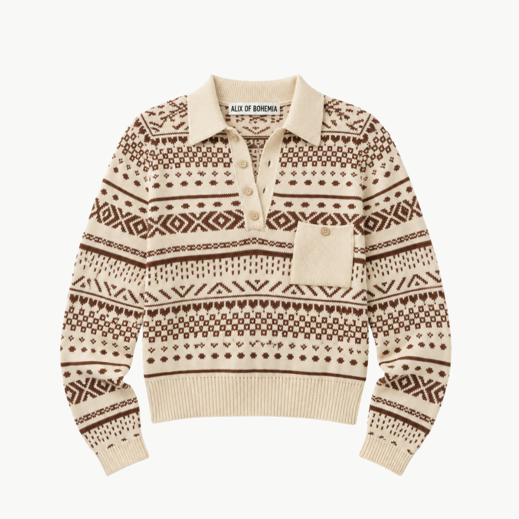 Liza Frost Fair Isle Top