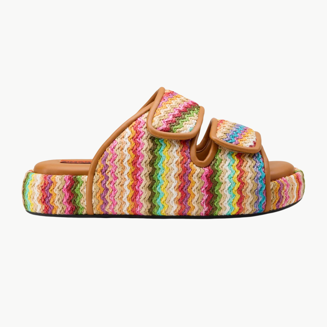 Simon Miller RAFFIA CRO SLIDE at Romi Boutique